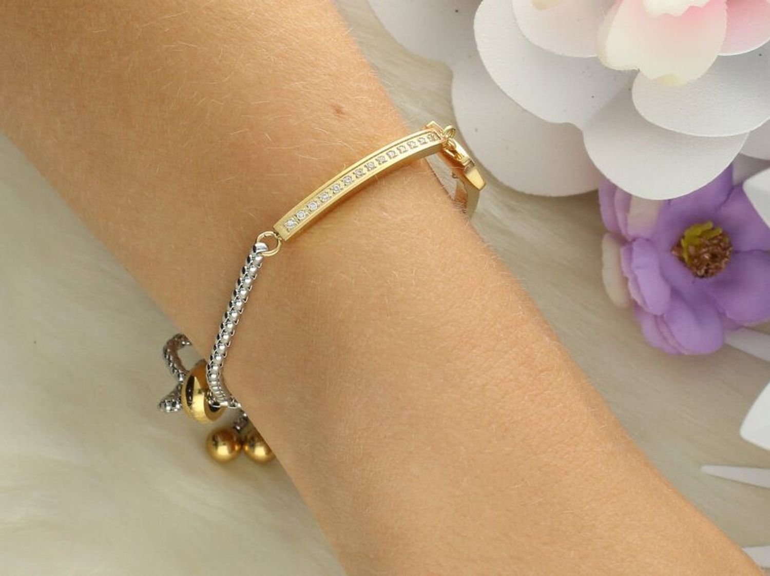 Bransoletka damska Nomination Italy Milleluci gwiazdka złota 028018 023.jpg